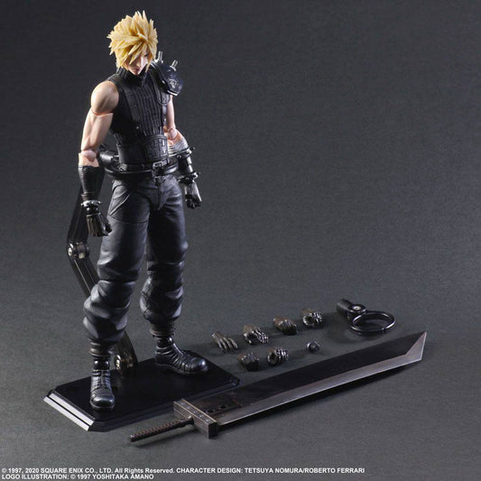 Collectibles Final Fantasy VII Remake Play Arts Kai Action Figure Cloud Strife Ver. 2 4988601350112