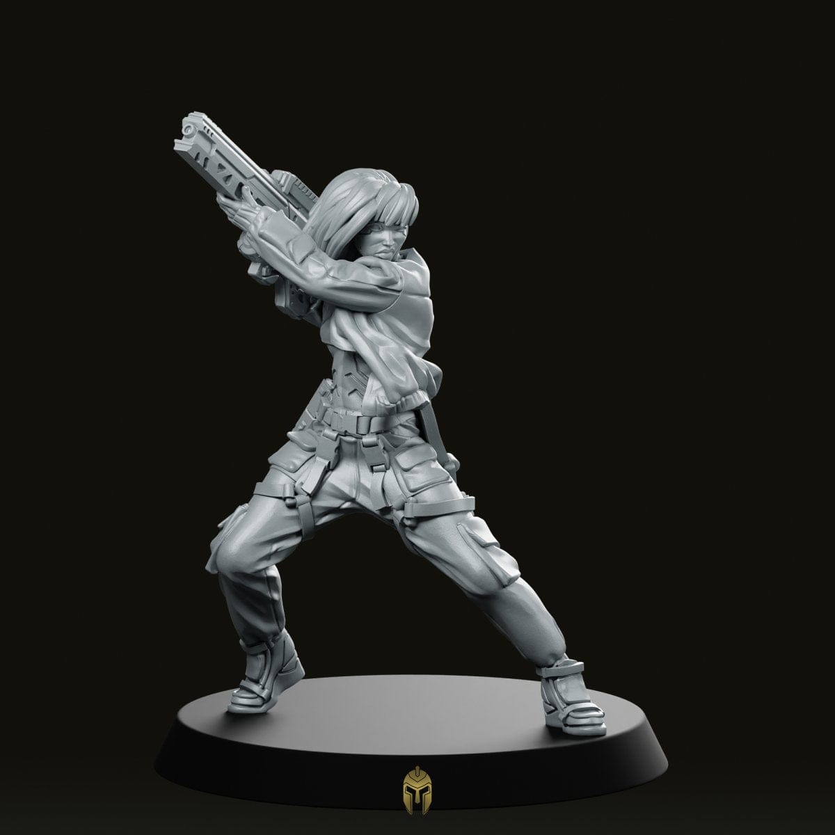 We Print Miniatures Science Fiction Yumiko 05a Cyberpunk Miniature