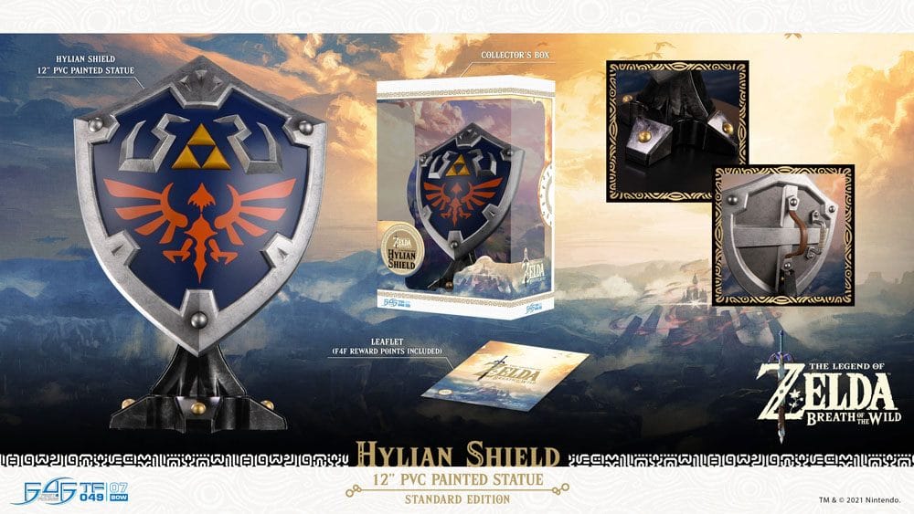 Collectibles Zelda Breath of the Wild Statue Hylian Shield Standard Edition 29cm 5060316623916